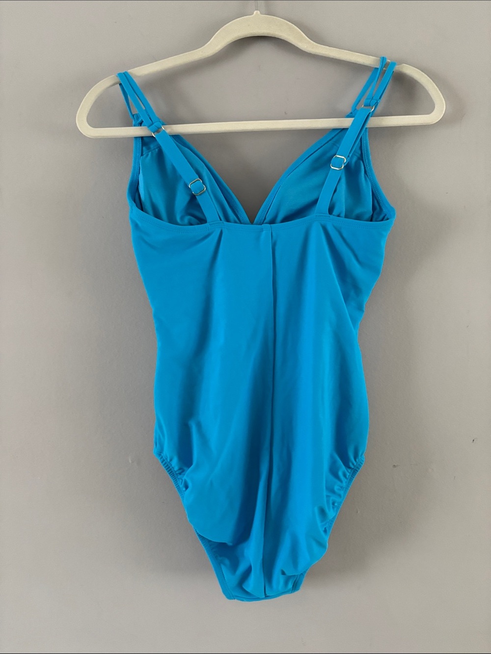 Shade & Shore Bright Turquoise One-Piece Swimsuit Small - Picture 7 of 7